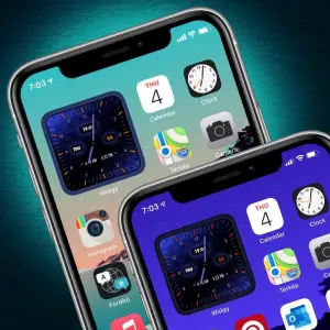 Retro Clock Widget Download